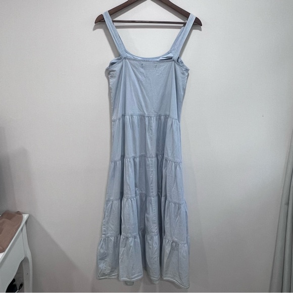Tuckernuck Pomander Place Chambray Lola Midi Tank Dress, Blue, Tiered, XS - Picture 11 of 11